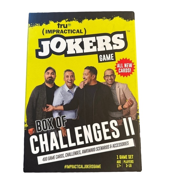 Tru Impractical Jokers Game Box of Challenges II. Ages 17+ - Picture 1 of 3